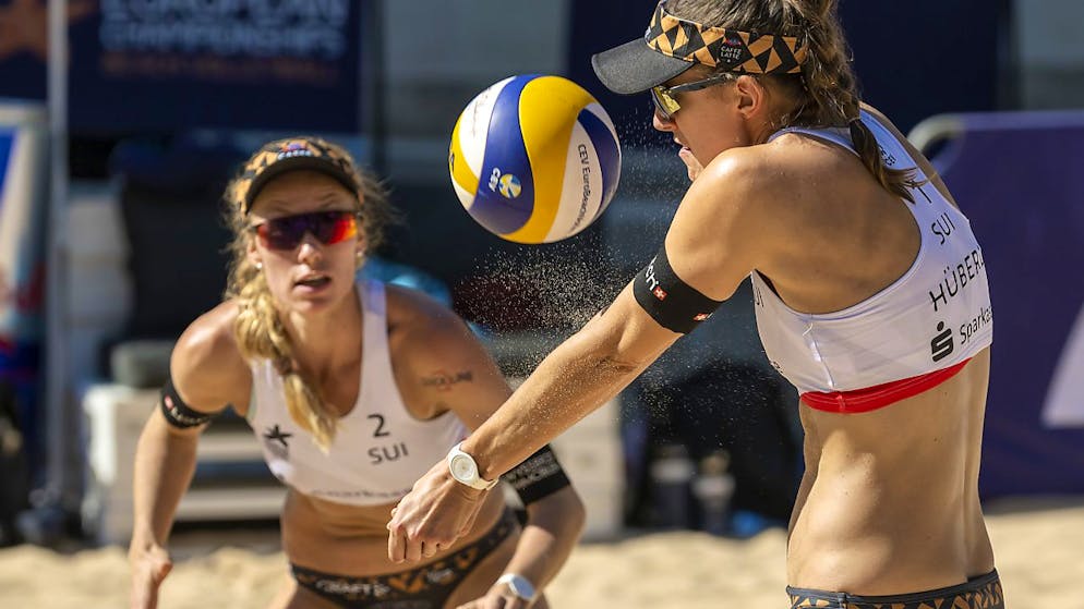 Tanja Hüberli (rechts) und Nina Brunner können in Doha mächtig punkten