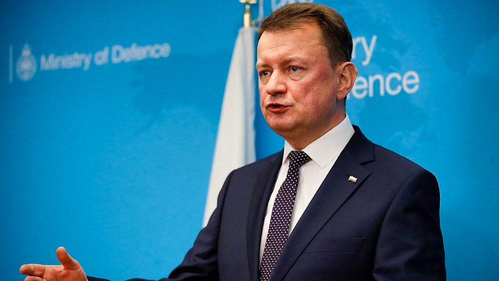 FILED - Die Verlegung der Flugabwehrsysteme ist laut Verteidigungsminister Mariusz Blaszczak ein Teil der Ausbildung der Truppen. Photo: Peter Nicholls/PA Wire/dpa