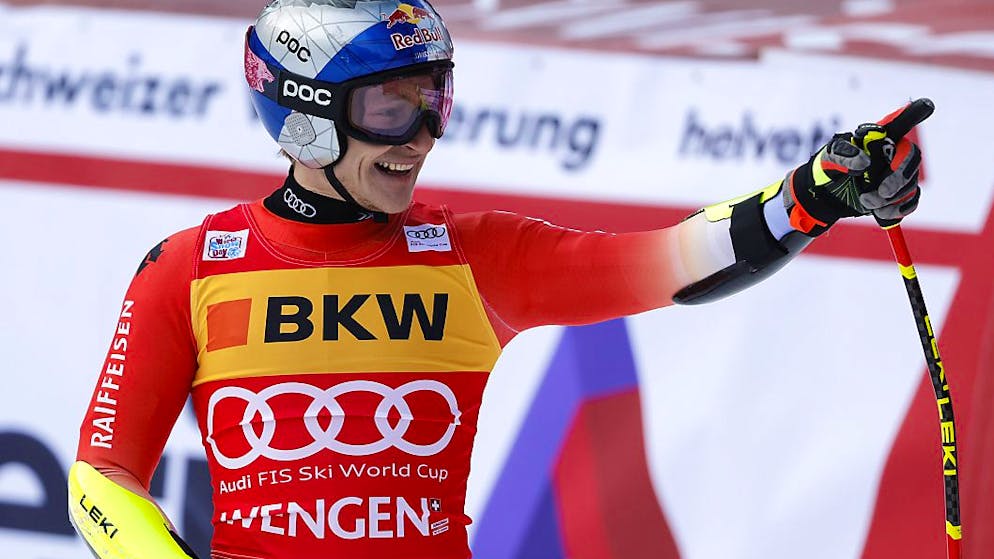 Ski-WM. Kombination mit Odermatt, Meillard, Rogentin und Caviezel