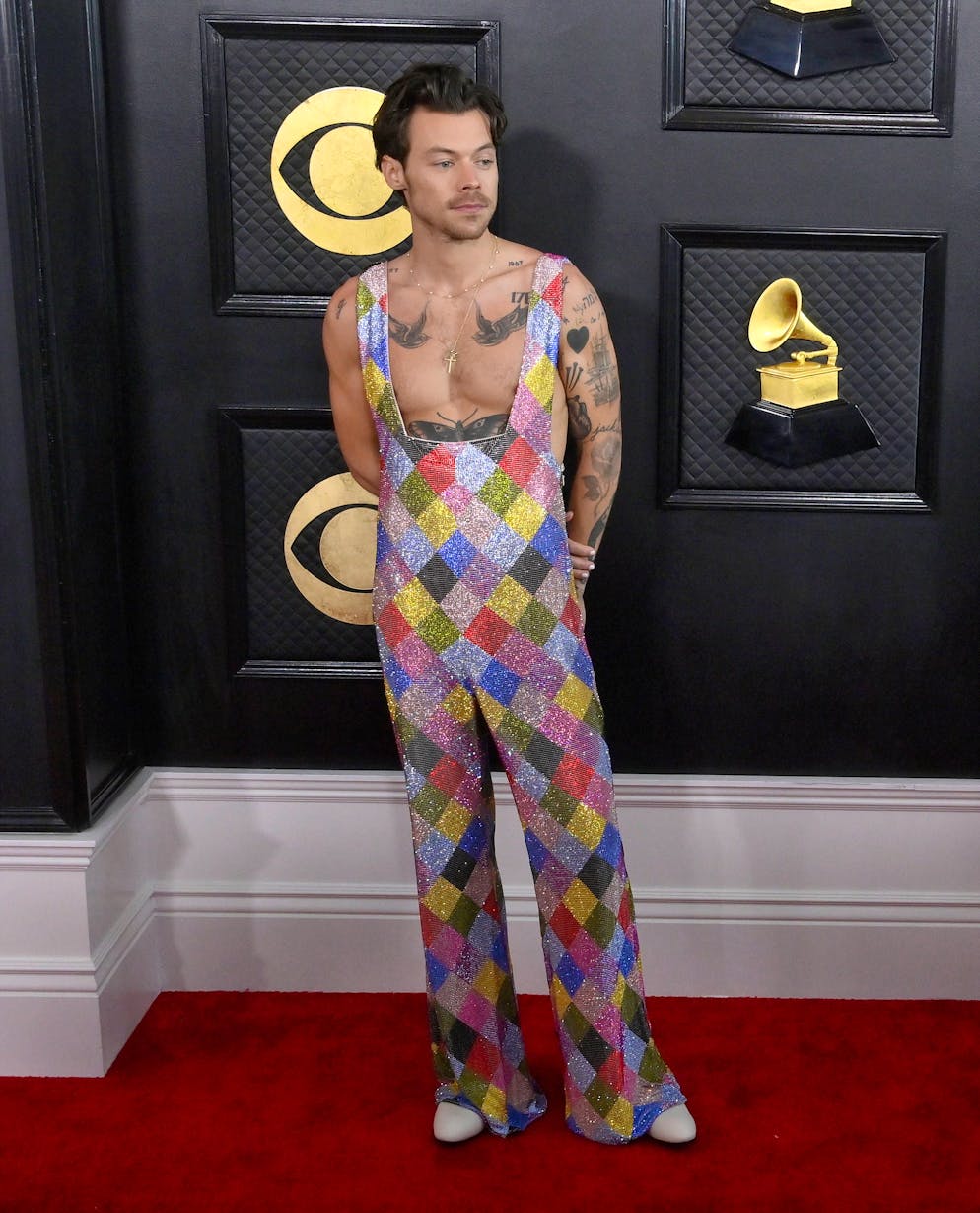 Harry Styles attends the 65th annual Grammy Awards at the Crypto.com Arena in Los Angeles on Sunday, February 5, 2023. PUBLICATIONxINxGERxSUIxAUTxHUNxONLY LAP20230205543 JIMxRUYMEN
