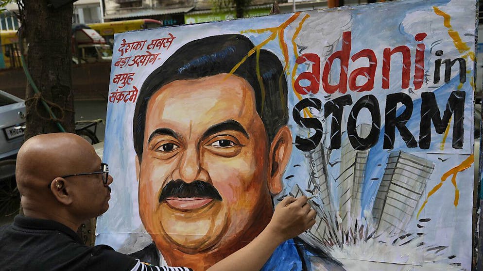 Der berühmte indische Milliardär Andani ist wegen möglicher finanzieller Probleme in Indien in aller Munde. Inzwischen hat sich auch die Politik eingeschaltet - denn ein Zusammenbruch des Firmenkonglomerats könnte sich gar auf die indische Volkswirtschaft auswirken. (Symbolbild)