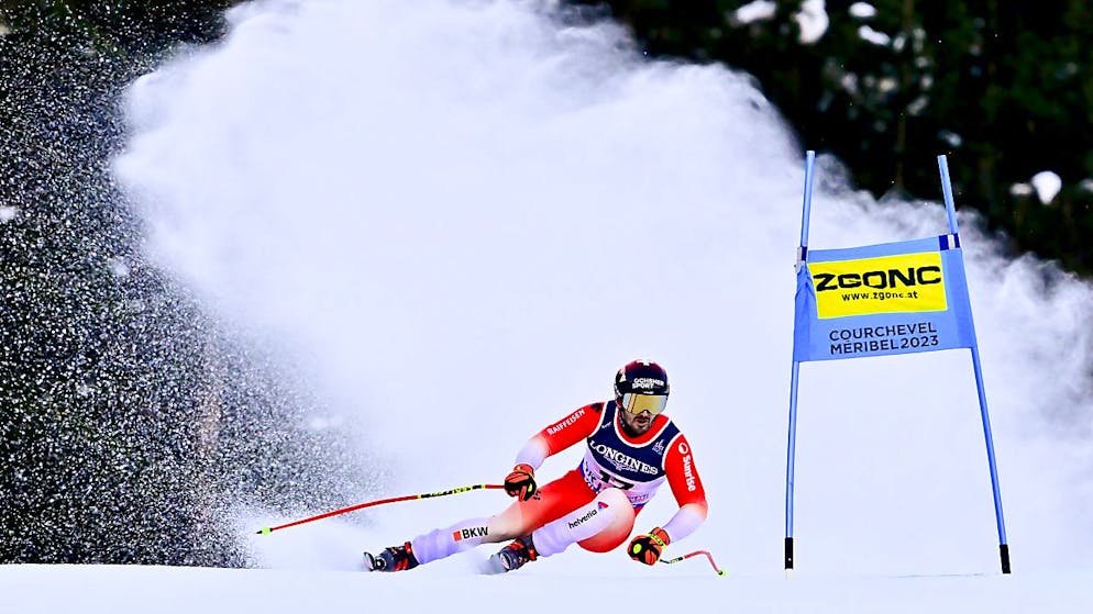 Keine Medaille für Meillard – Pinturault feiert Heimsieg - Gallery. Loïc Meillard steht im Super-G zu stark auf die Kanten