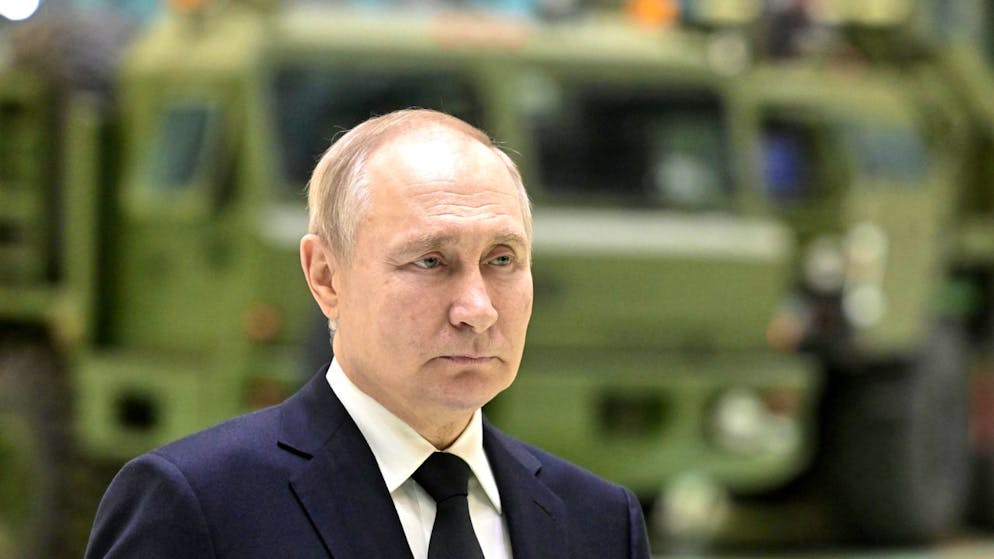 FILED - Der russische Präsident Wladimir Putin in St. Petersburg. Photo: Ilya Pitalev/Kremlin/dpa - ATTENTION: editorial use only and only if the credit mentioned above is referenced in full