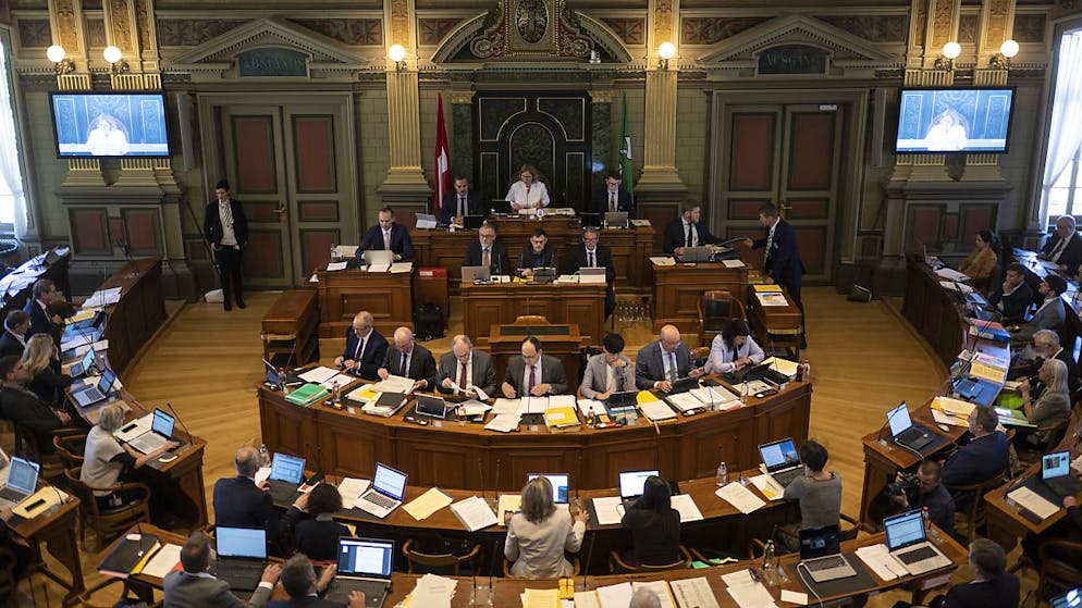 Der St. Galler Kantonsrat berät in der dreitägigen Februarsession unter anderem den Aufgaben- und Finanzplan 2024-2026. (Archivbild)
