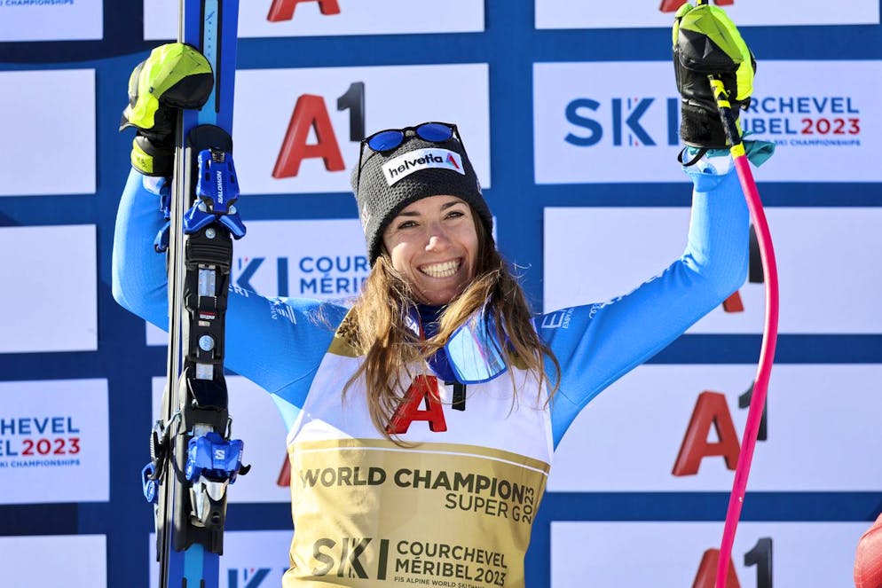 Gewinnerin Marta Bassino.