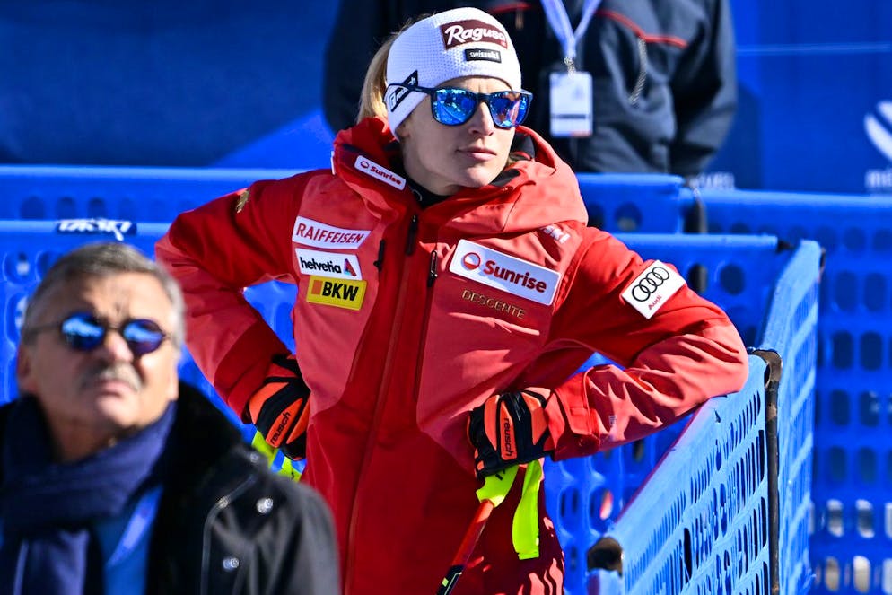 Lara Gut-Behrami verpasst das Podest um vier Hundertstelsekunden.