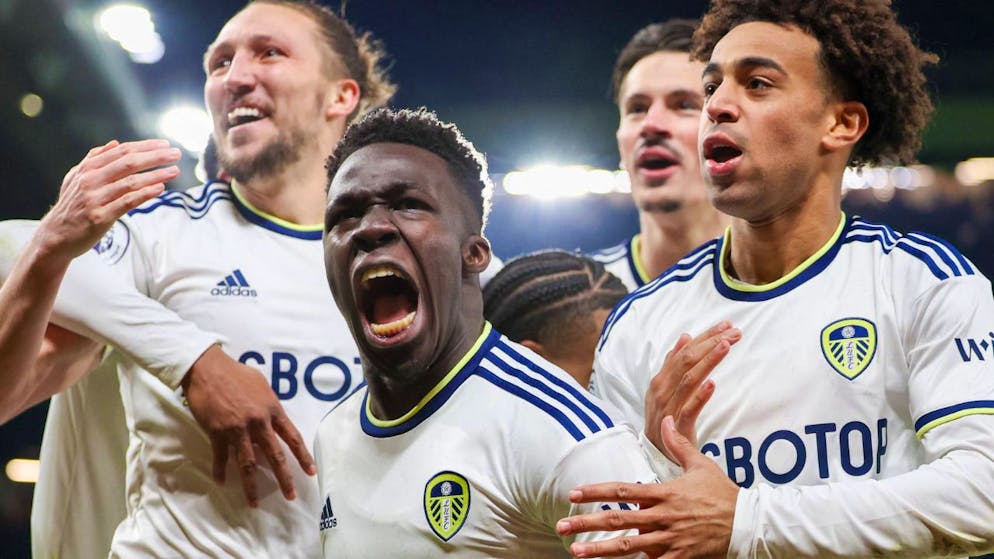 Wilfried Gnonto brachte Leeds bei Manchester United früh in Führung.