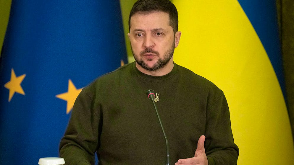 Der Präsident der Ukraine: Wolodymyr Selenskyj. Foto: Efrem Lukatsky/AP/dpa