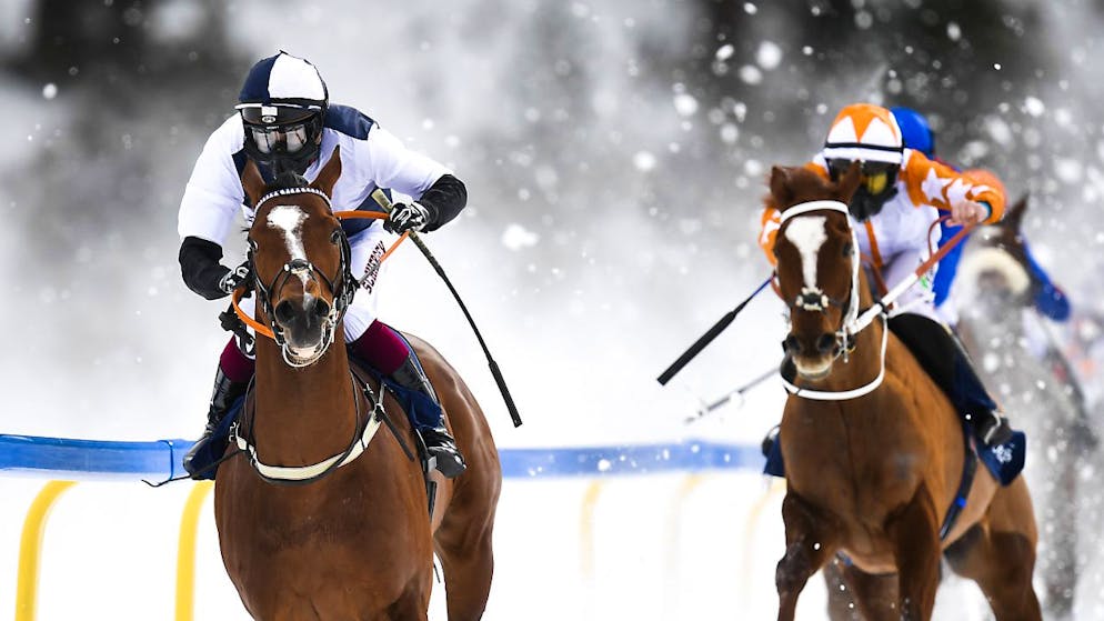 Tag der Bestätigung und der Revanche - Gallery. Der mit mehr als 100'000 Franken dotierte GP von St. Moritz steht erst am dritten White-Turf-Renntag im Programm