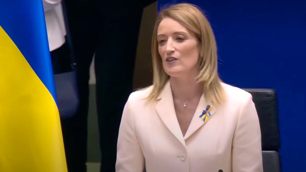 Roberta Metsola, Präsidentin des EU-Parlaments.