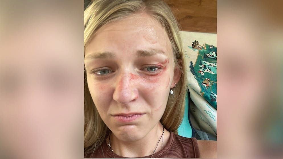 Gabby ha scattato questo selfie pochi minuti prima che lei e il fidanzato venissero fermati dalla polizia per violenza domestica, secondo quanto riferito dagli avvocati della vittima.