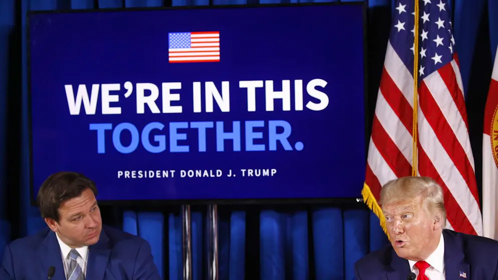 Vor-Wahlkampf. Donald Trump wirft Ron DeSantis Missbrauch von Schülerinnen vor