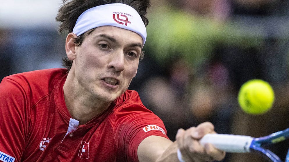 Am Davis Cup hatte Marc-Andrea Hüsler am letzten Wochenende brilliert; in Montpellier hielt er einen Satz lang exzellent mit gegen den Top-10-Spieler Holger Rune