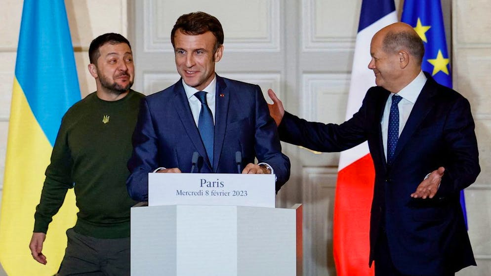 Ukraine. Selenskyj bittet in London und Paris um Kampfjets