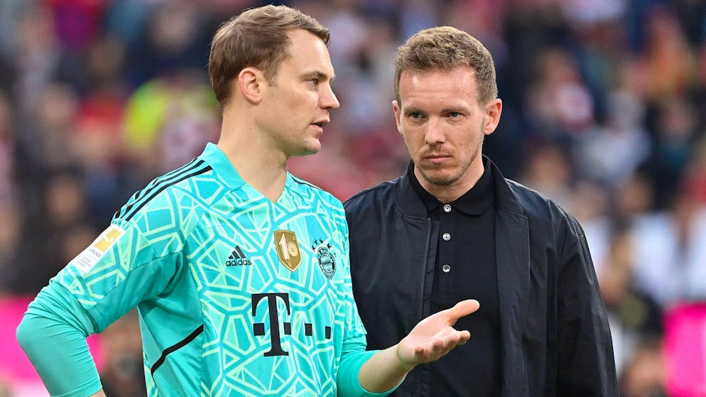 Bayern-Trainer Julian Nagelsmann hofft, dass Manuel Neuer aus den Schlagzeilen verschwindet.