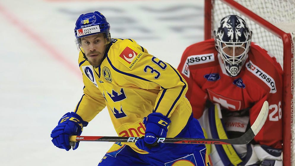 Der Schweizer Goalie Sandro Aeschlimann zeigte eine starke Leistung.