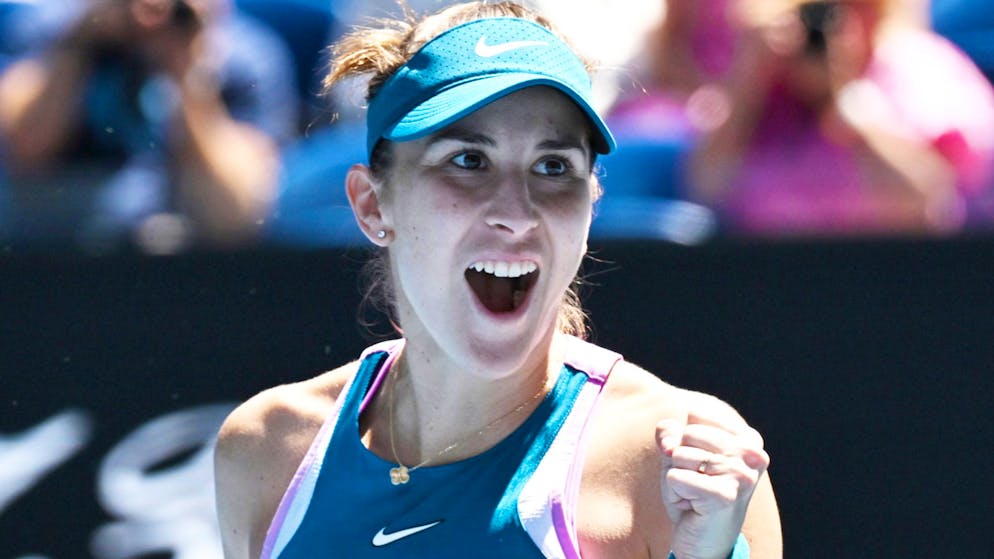 Verdienter Jubel: Belinda Bencic ringt in Abu Dhabi die Russin Ludmilla Samsonowa nieder und feiert ihren achten Turniersieg