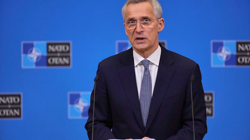 Jens Stoltenberg, Nato-Generalsekretär, möchte die Ukraine schnell unterstützen. Foto: Olivier Matthys/AP/dpa