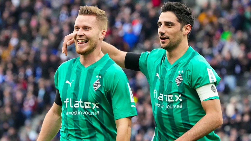 Sein Arbeitstag hatte so gut begonnen: Nico Elvedi strahlt nach dem Treffer zum 1:0.