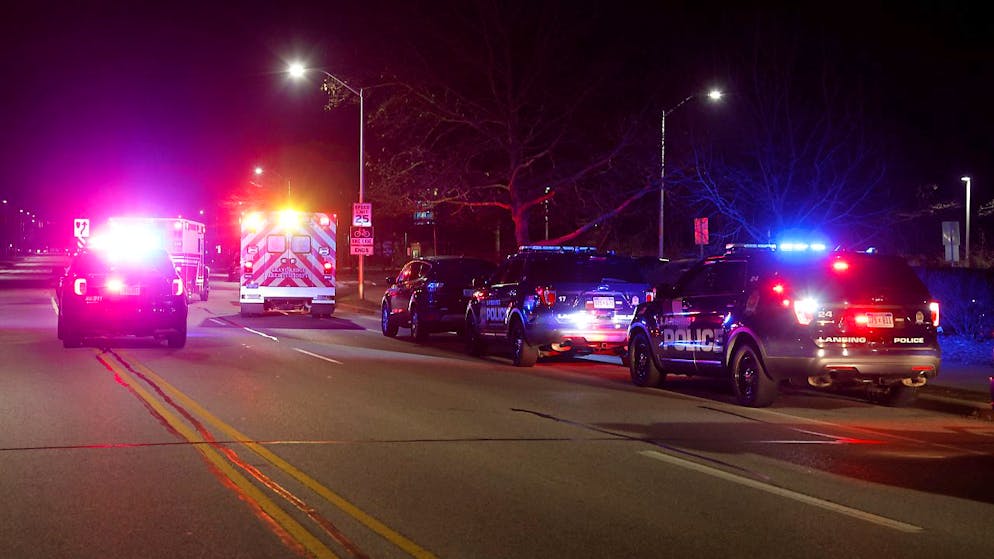 Mindestens drei Menschen sind durch Schüsse an der Universität von Michigan ums Leben gekommen. Foto: Al Goldis/AP/dpa - ACHTUNG: Nur zur redaktionellen Verwendung und nur mit vollständiger Nennung des vorstehenden Credits