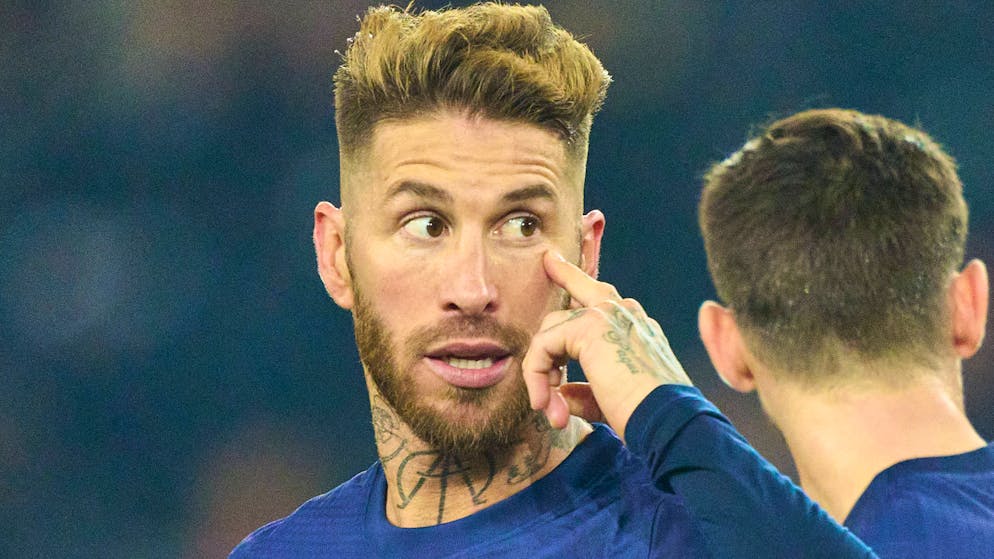 Sergio Ramos hat sich am Dienstagabend ungebührlich verhalten 