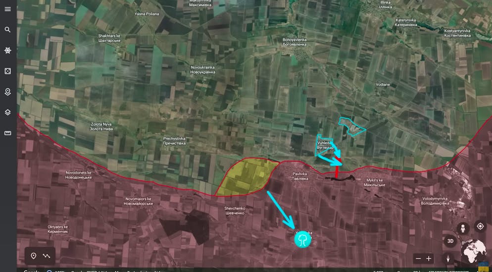 Ein Artillerie-Angriff hat die Führung auf Bataillonsebene verunmöglicht: Der Angriff auf Wiuhledar ist deshalb gescheitert.