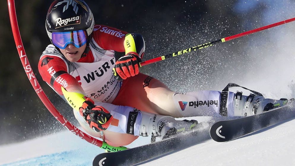 Lara Gut-Behrami hält die Medaillenchance nach dem ersten Lauf aufrecht