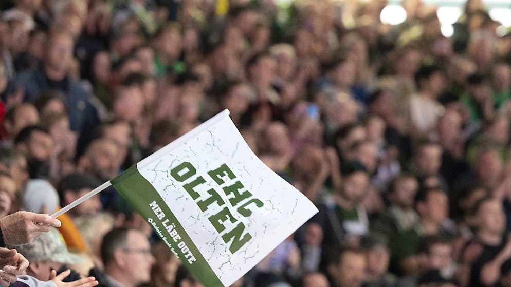 Die EHC-Olten-Fans hatten diesmal Grund zum Jubeln.