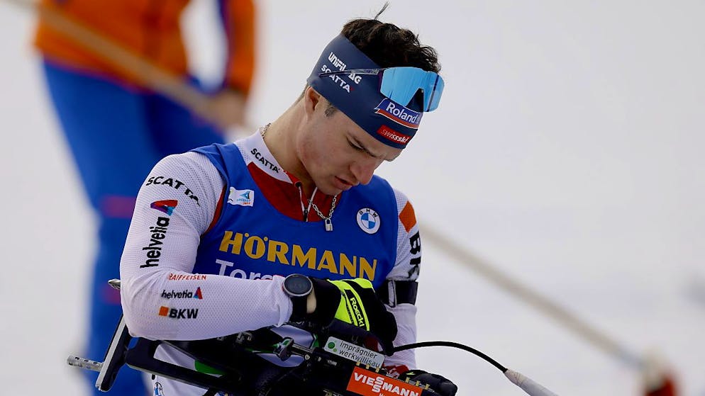 Bittere Enttäuschung für Schweizer Single-Mixed-Staffel - Gallery. Auch Niklas Hartweg musste Patronen nachladen.