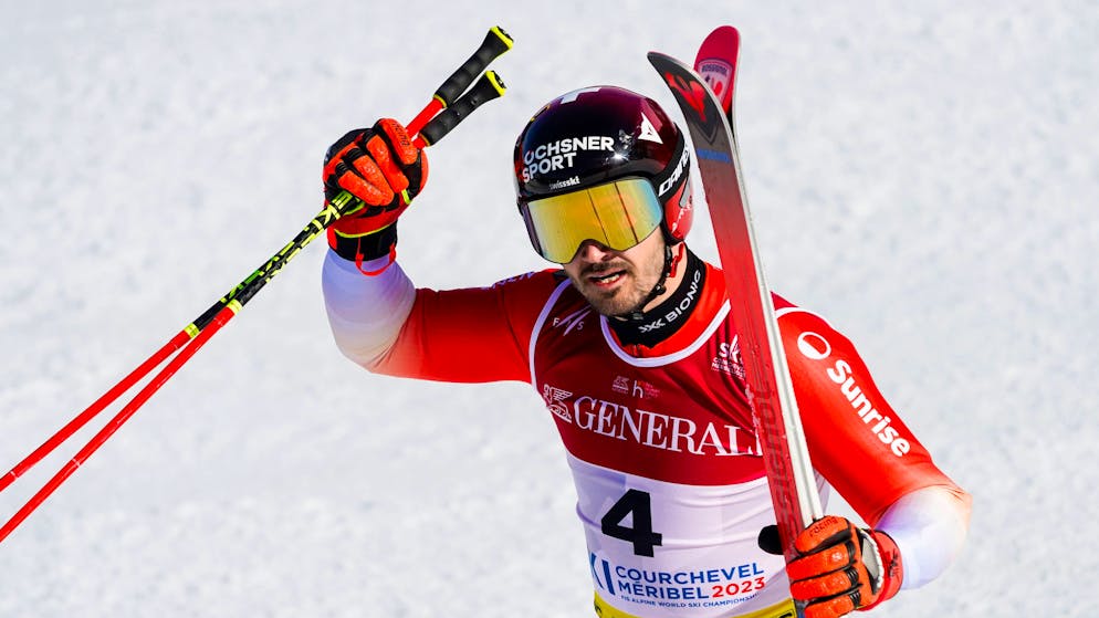 Loic Meillard holt Silber. 