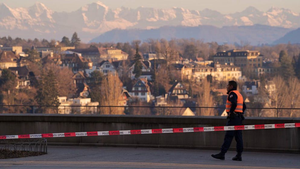 Das Areal rund um das Bundeshaus wurde am Dienstag grossflächig abgesperrt. (Archivbild)