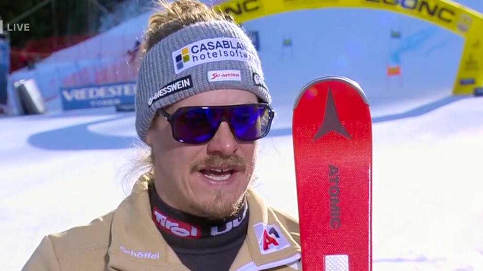 Manuel Feller erläutert im ORF-Interview seine Philosophie. 