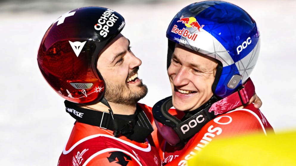 Schweizer Doppelsieg im WM-Riesen. Odermatt: «Ich glaube, das haben sich alle gewünscht»