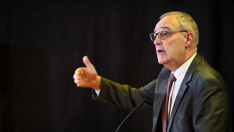 Für SVP-Bundesrat Guy Parmelin haben Indiskretionen keinen Einfluss auf den Entscheid des Bundesrats, trüben aber das Vetrauen unter den Mitgliedern. (Archivbild)