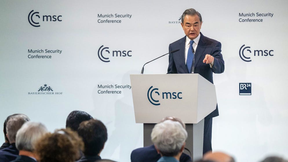 Chinas oberster Aussenpolitiker Wang Yi hat auf der Münchner Sicherheitskonferenz eine Friedensinitiative für die Ukraine angekündigt.