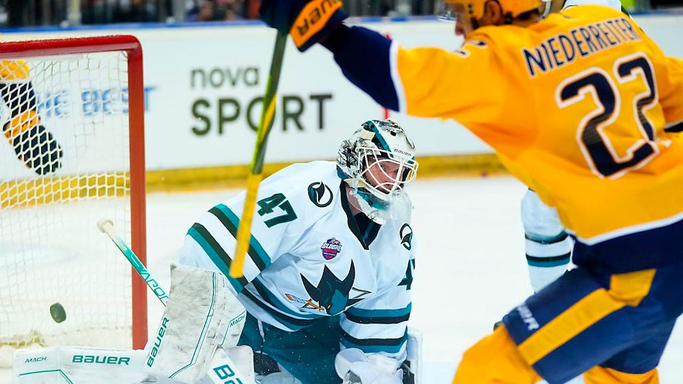 Nino Niederreiter jubelt, doch die Freude währt nur kurz. (Archivaufnahme)