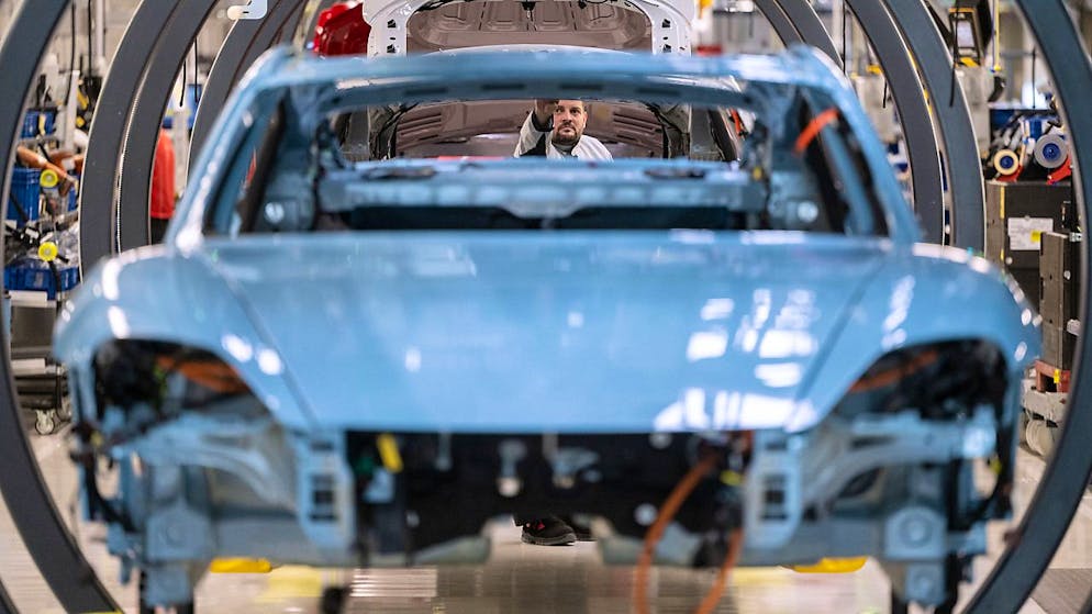 Die Deutsche Bundesbank erwartet einen Rückgang der Wirtschaftlseistung in Deutschland im ersten Quartal. (Symbolbild)