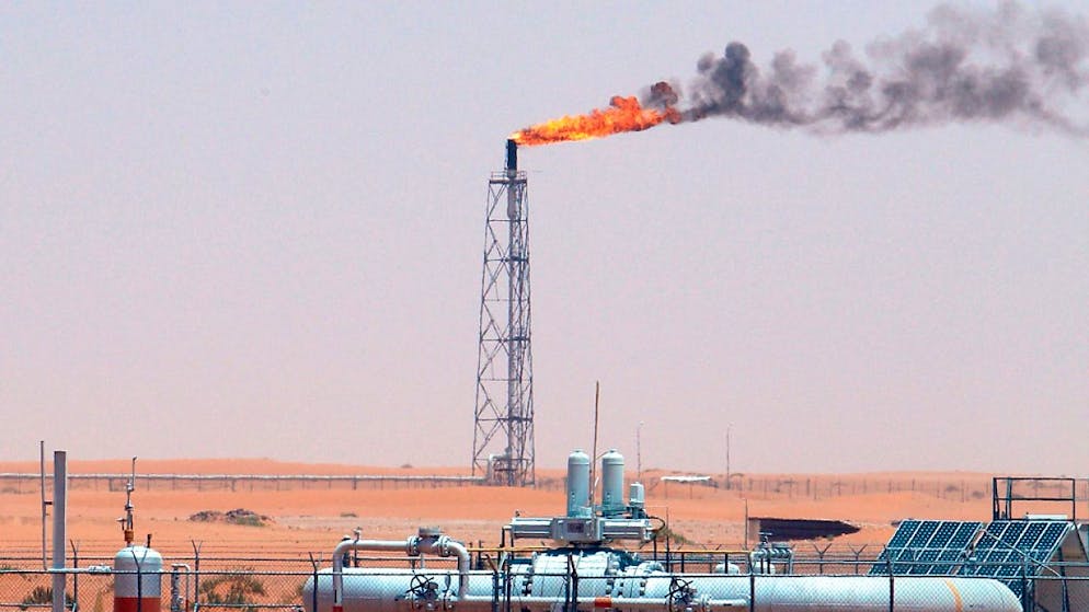 Die Öl- und Gasindustrie könnte einen grossen Teil des ausgestossenen Methangases zurückbehalten - im bild ein Ölfeld in Saudiarabien. (Archiv)