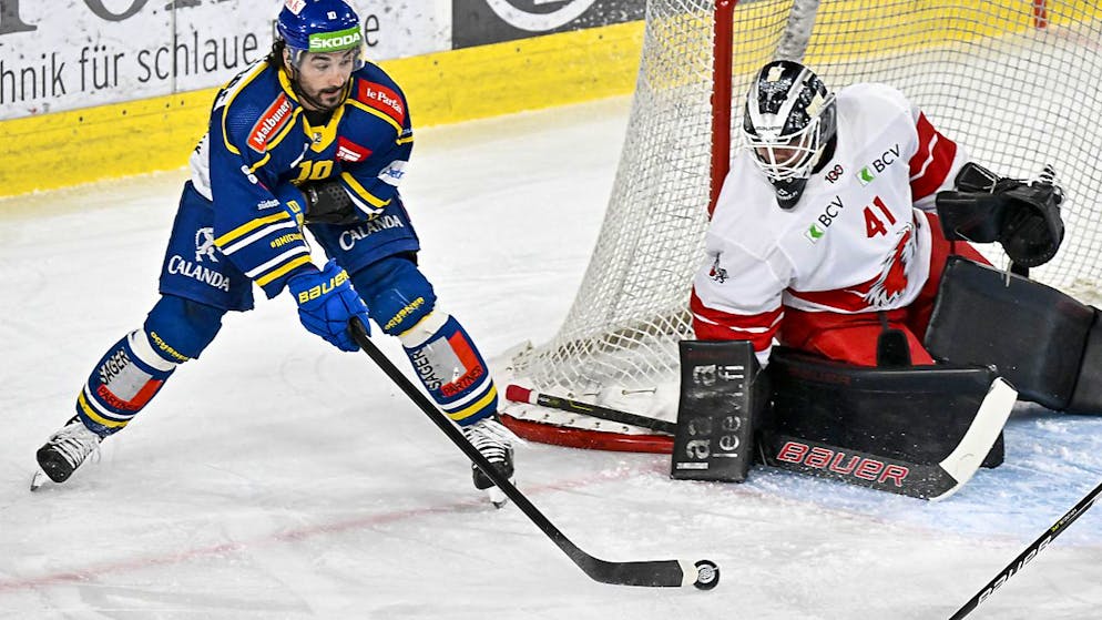 Dritter Shutout in der Schweiz für Lausannes Goalie Eetu Laurikainen