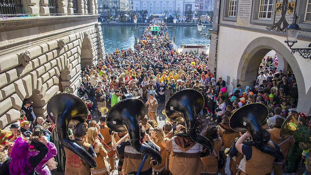 Tausende Fasnächtlerinnen und Fasnächtler waren in den vergangenen Tagen in Luzern unterwegs. (Archivbild)
