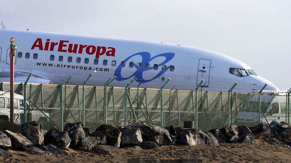 Eine Air-Europa-Maschine auf Lanzarote. (Archivbild)