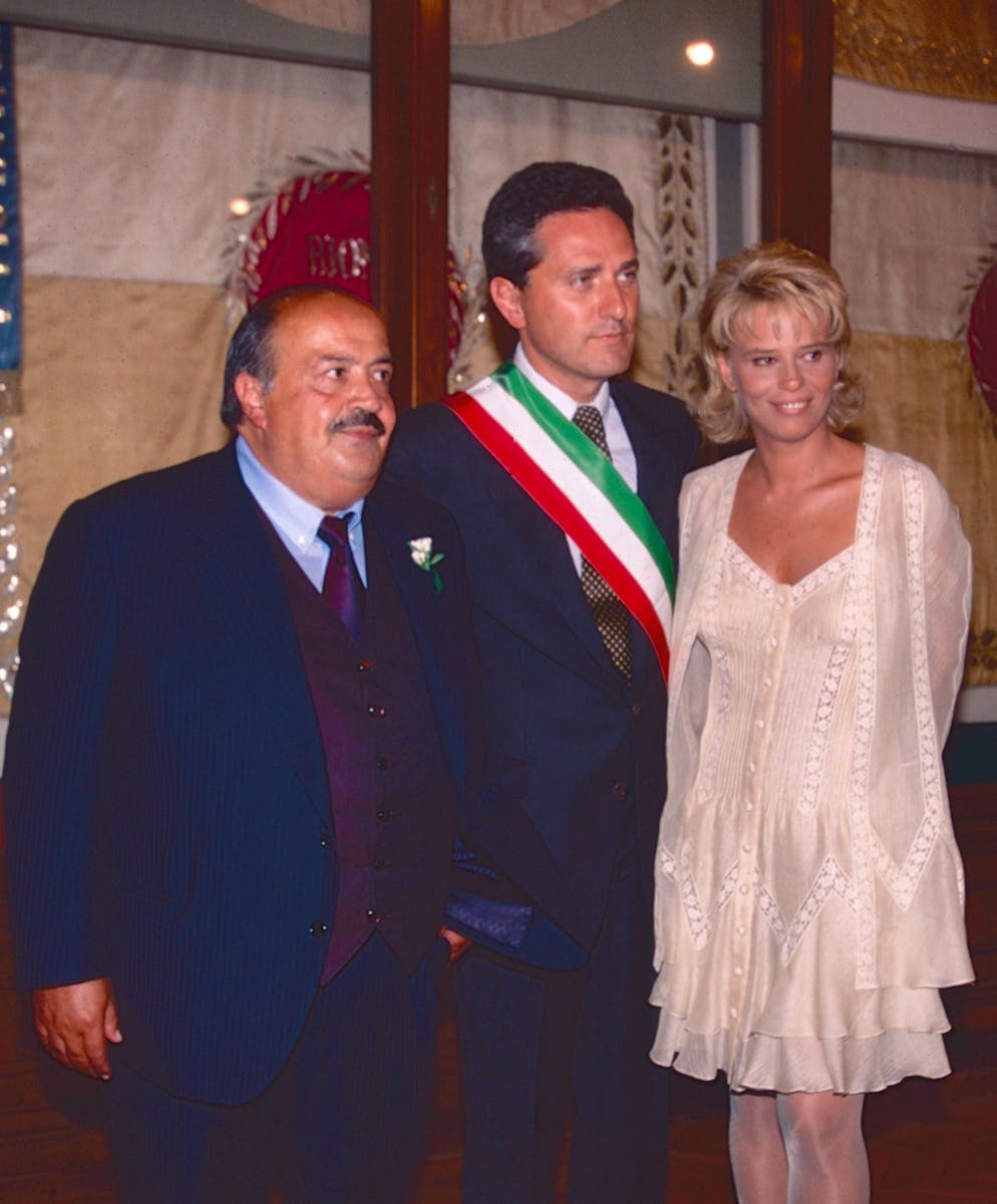 È morto Maurizio Costanzo. Qui la coppia con l'ex sindaco di Roma Francesco Rutelli, che celebrò l'unione.