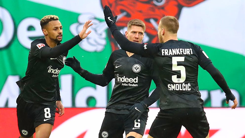 Djibril Sow trifft bei Frankfurt-Pleite. 