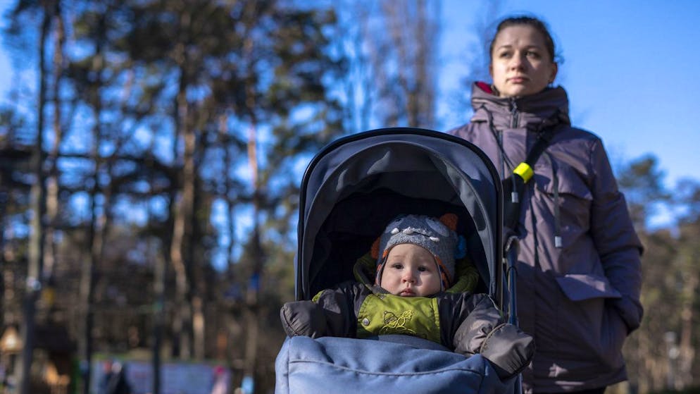 Anastasiia Morhuns Sohn Roman wurde am 24. Februar 2022, dem Beginn des Ukraine-Krieges in der Ukraine geboren.