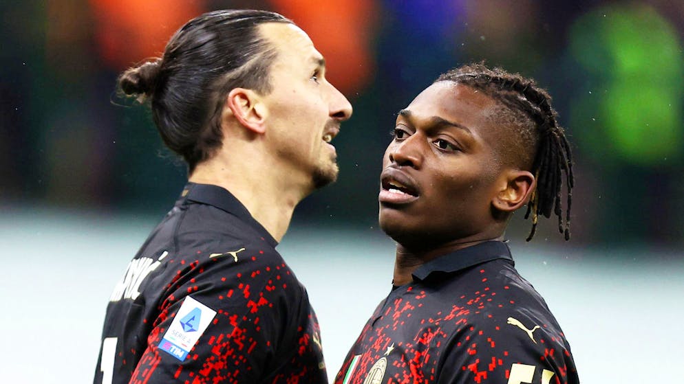 Zlatan Ibrahimovic scherzt über die Vertragsverhandlungen von Rafael Leão bei der AC Milan.