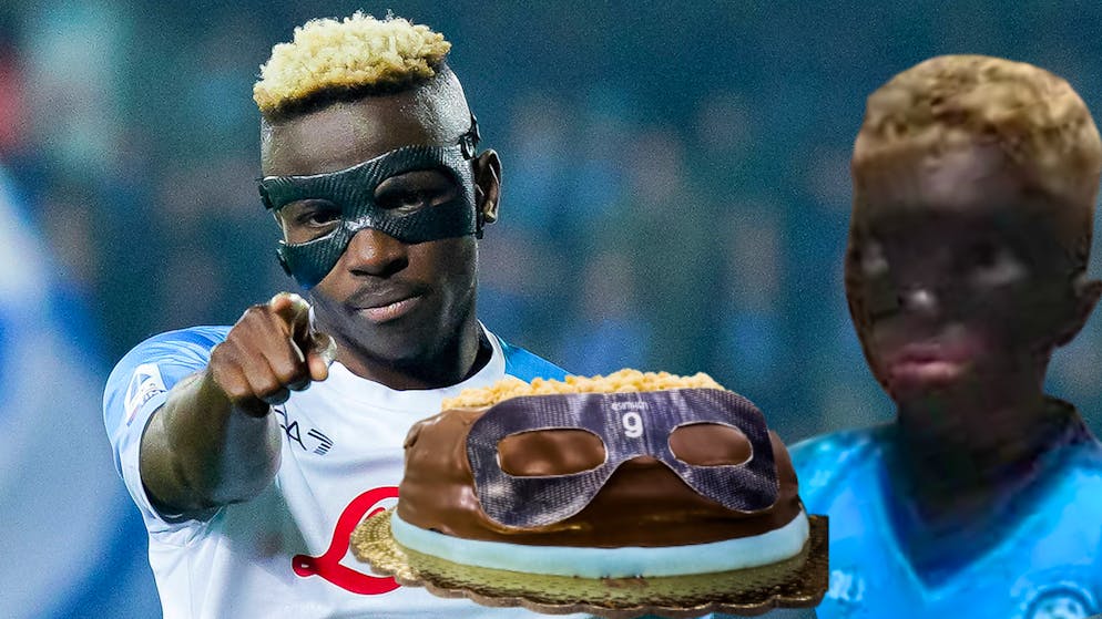 Polemik um Napolis Wunderwaffe Victor Osimhen. 