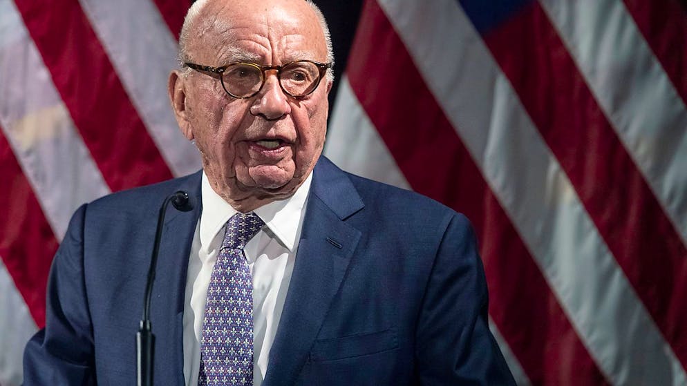 ARCHIV - Medienmogul Rupert Murdoch wusste von den Falschnachrichten seiner Mitarbeitenden über die Wahl. Foto: Mary Altaffer/AP/dpa