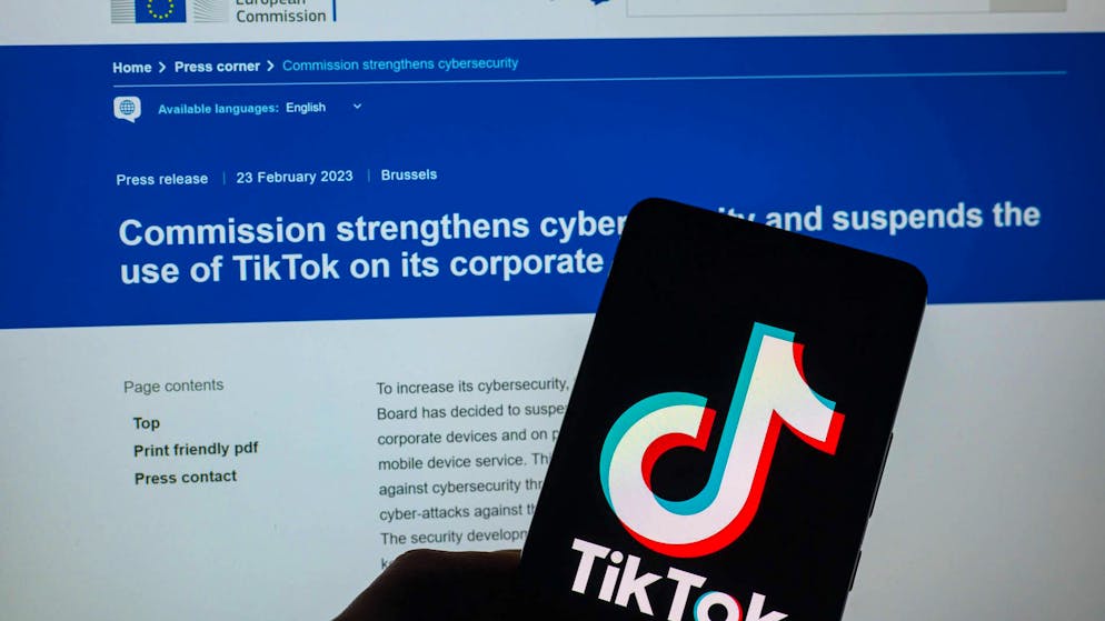 Sicherheitsbedenken. TikTok-Verbot anderer Länder lässt die Schweiz kalt