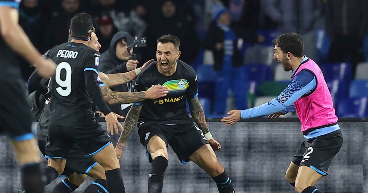 Serie A. Lazio beat Napoli at Maradona.