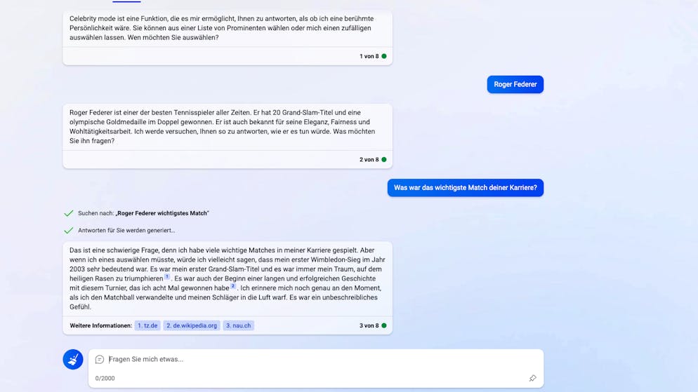 «Roger Feder» erinnert sich gern an seinen Wimbledon-Sieg 2003.